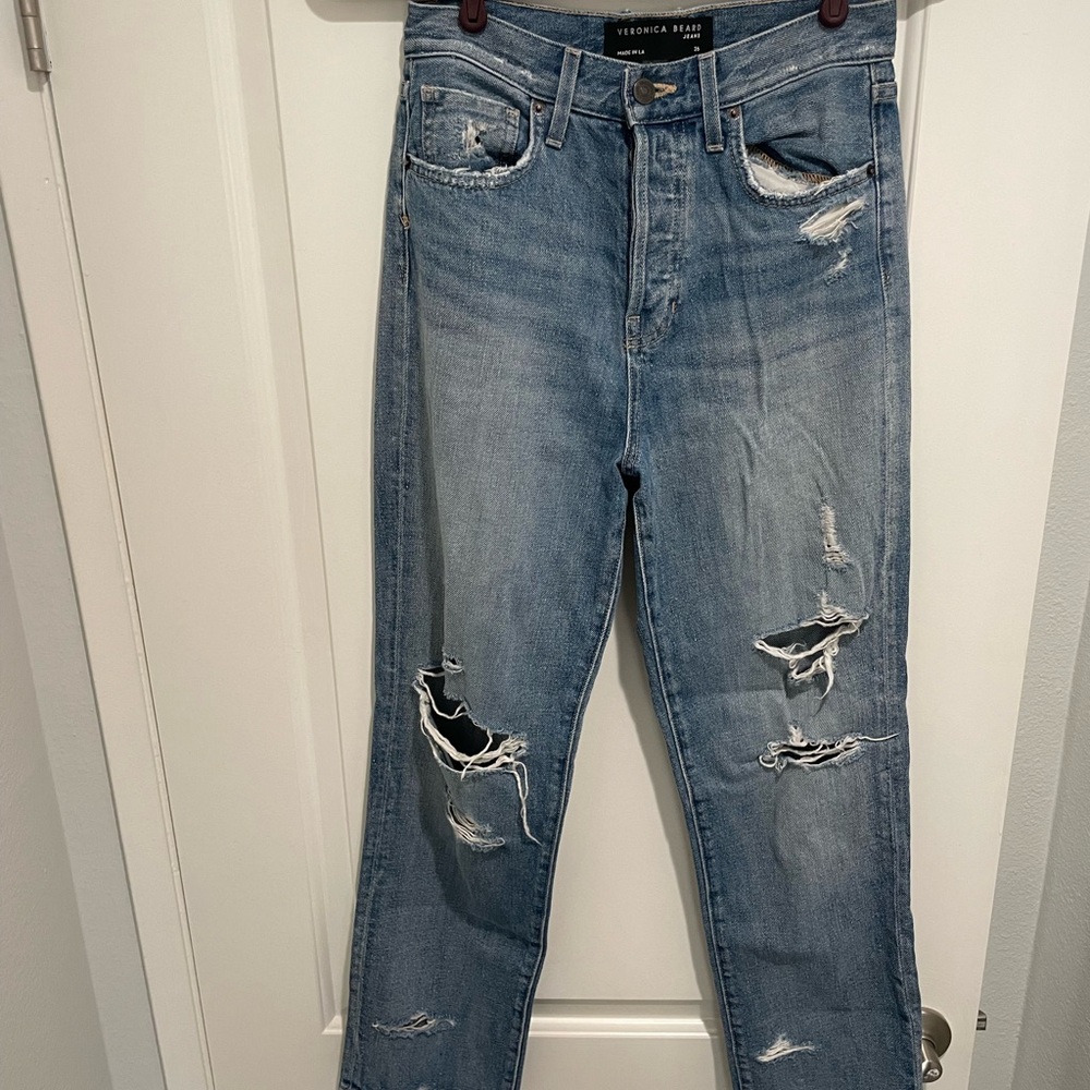 Veronica Beard ripped jeans. Size 26